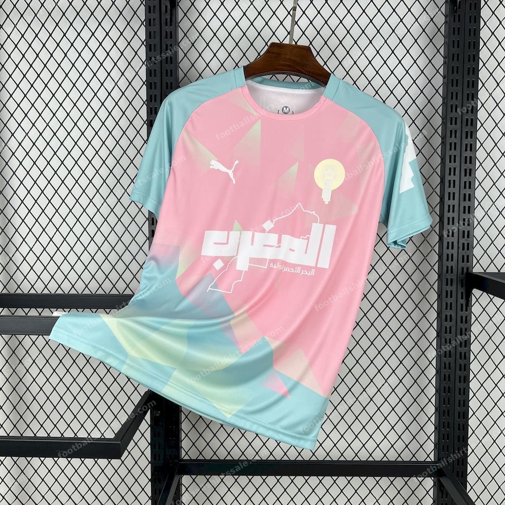 2026 Morocco Special Edition Pink Mint Dreams Football Shirt