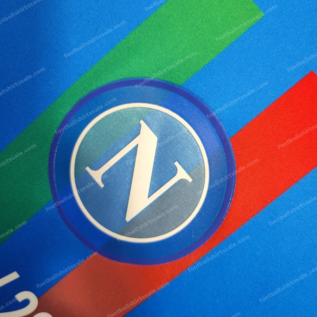2023/2024 Napoli Soccer Commemorative Edition Blue Jersey 1:1 Thai Quality - Detail 5
