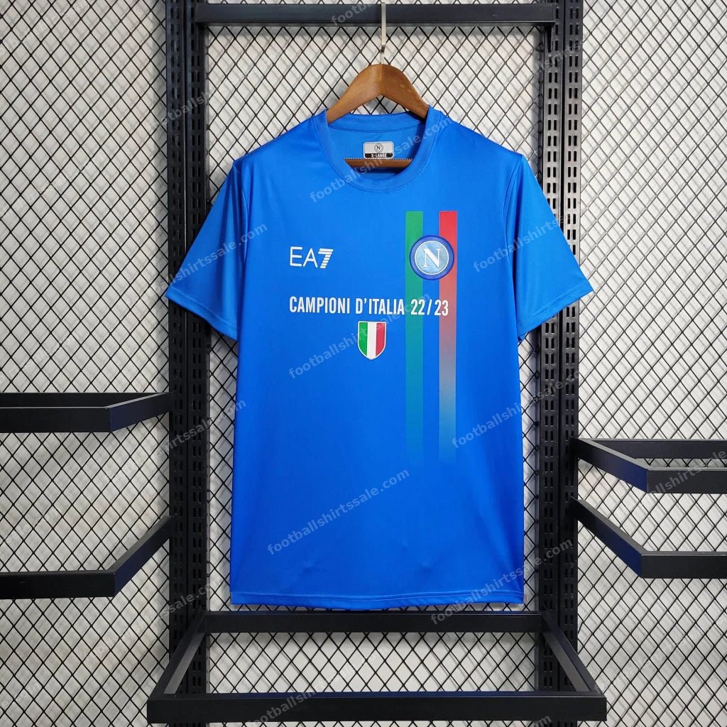 2023/2024 Napoli Soccer Commemorative Edition Blue Jersey 1:1 Thai Quality