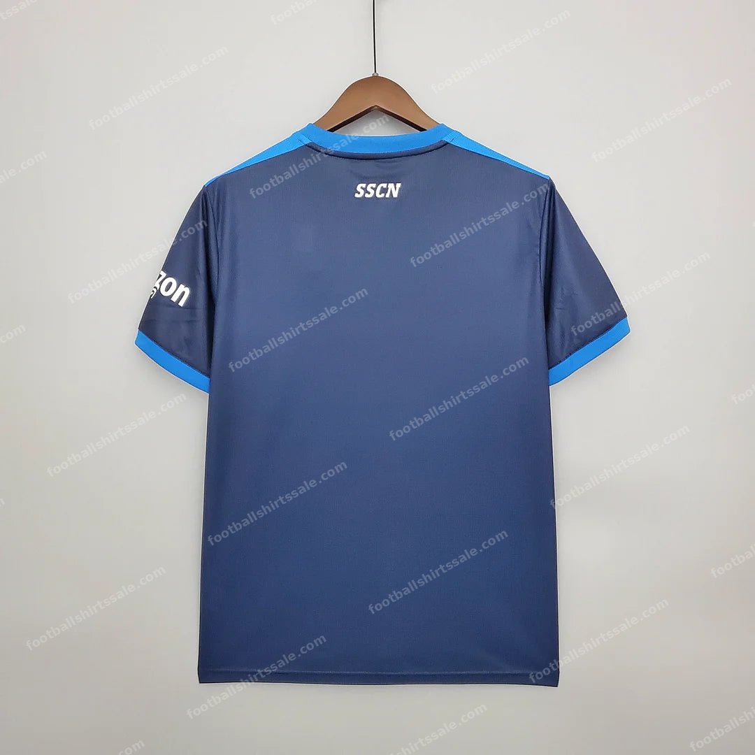 Napoli Soccer Commemorative Edition Blue Jersey 2021/2022 Retro 1:1 Thai Quality - Detail 1
