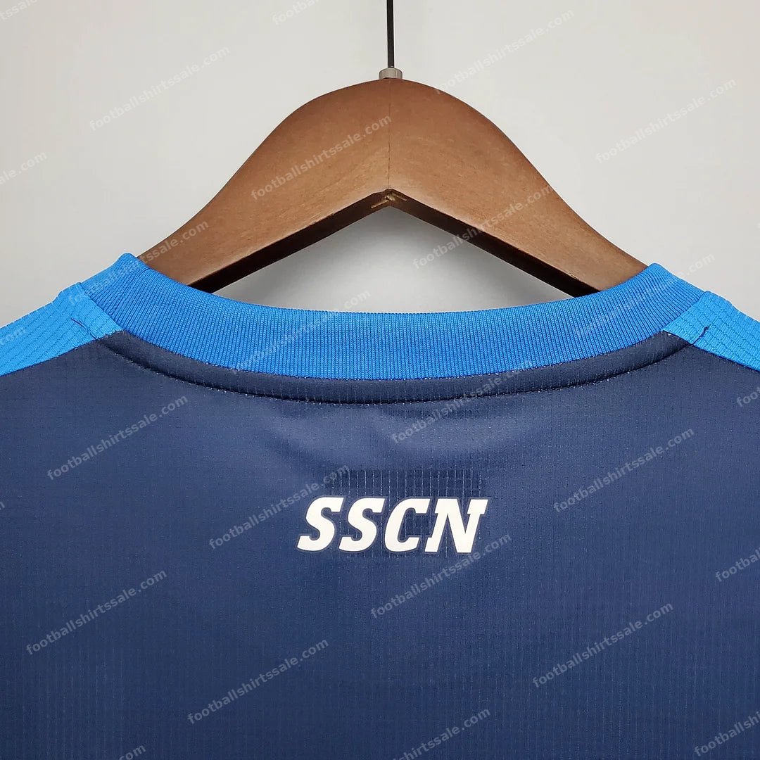Napoli Soccer Commemorative Edition Blue Jersey 2021/2022 Retro 1:1 Thai Quality - Detail 4