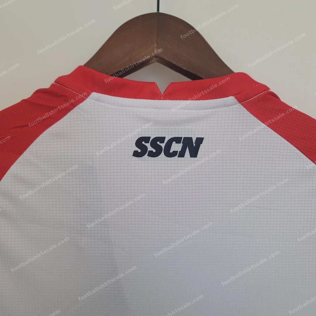 2023 Napoli Valentine’s Day Limited Edition White Soccer Jersey 1:1 Thai Quality - Detail 3