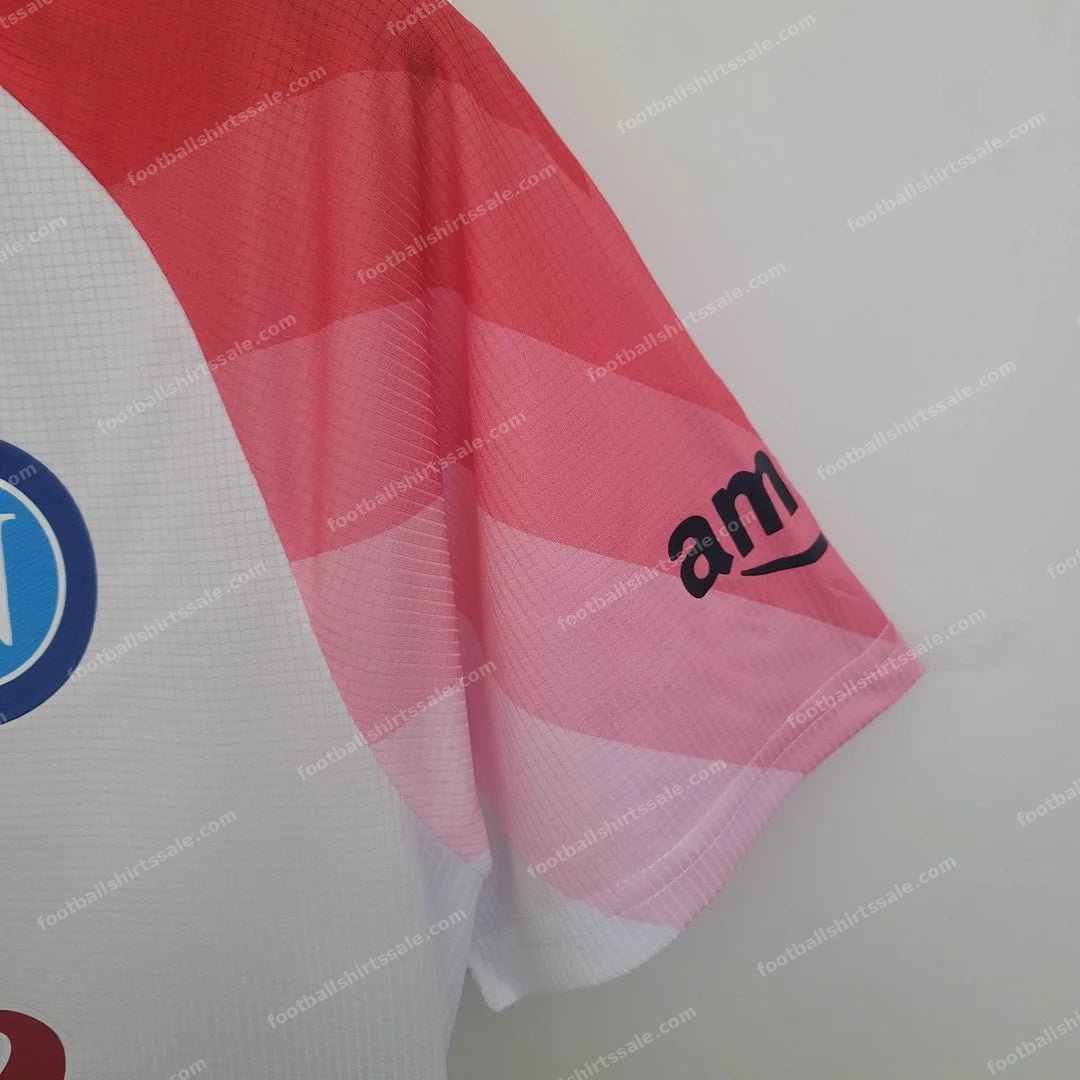 2023 Napoli Valentine’s Day Limited Edition White Soccer Jersey 1:1 Thai Quality - Detail 5
