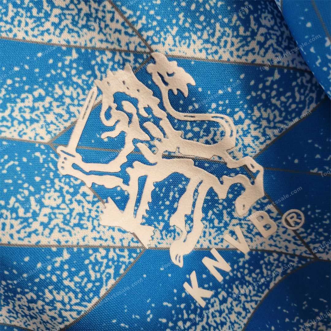 1988 Netherland Retro Away Football Jersey - Detail 3