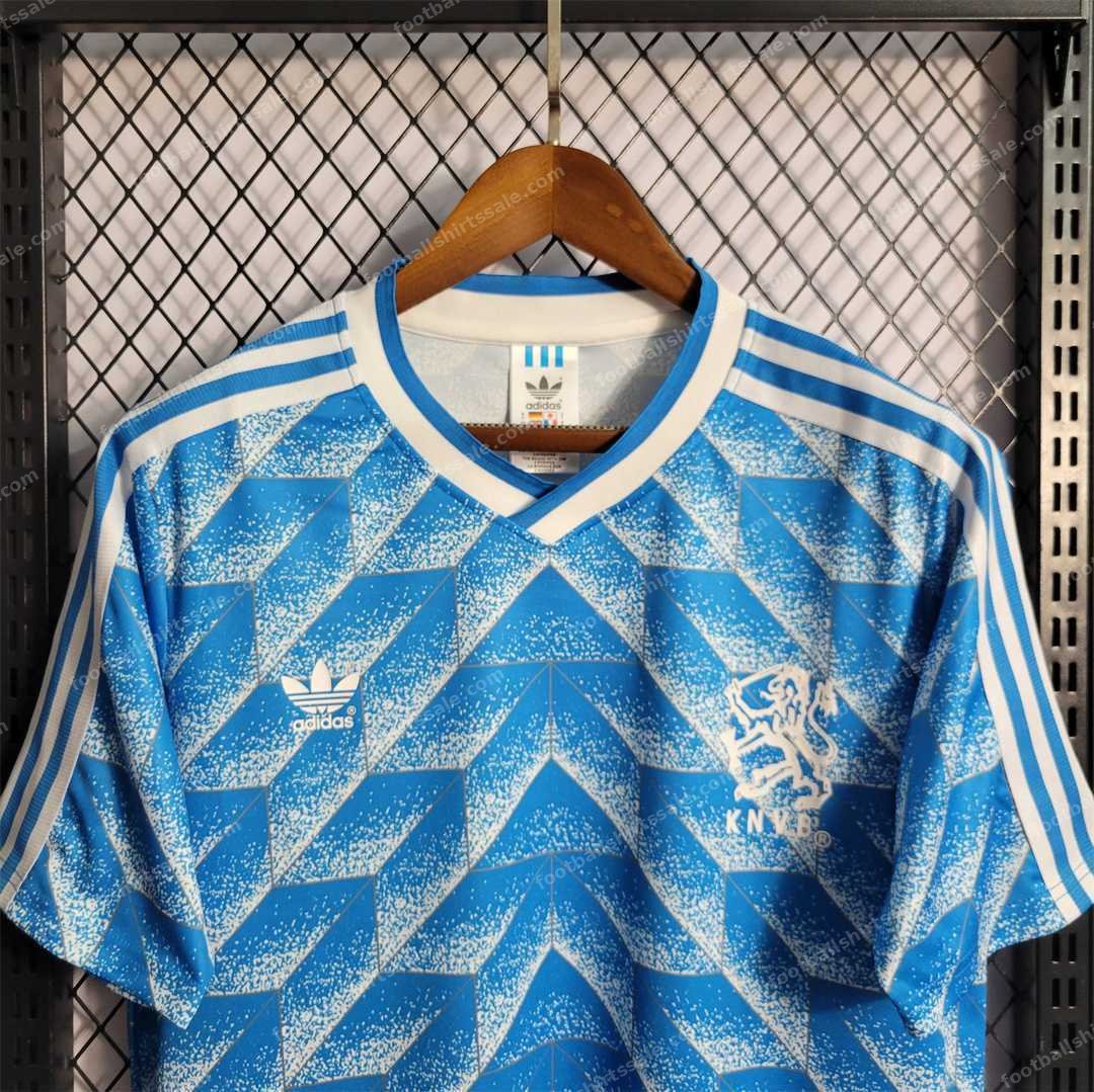 1988 Netherland Retro Away Football Jersey - Detail 5