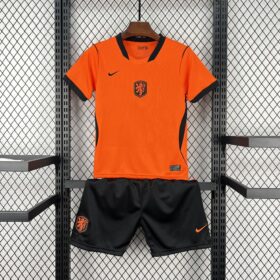 2026 Netherlands Home World Cup Football Shirt Kids Size