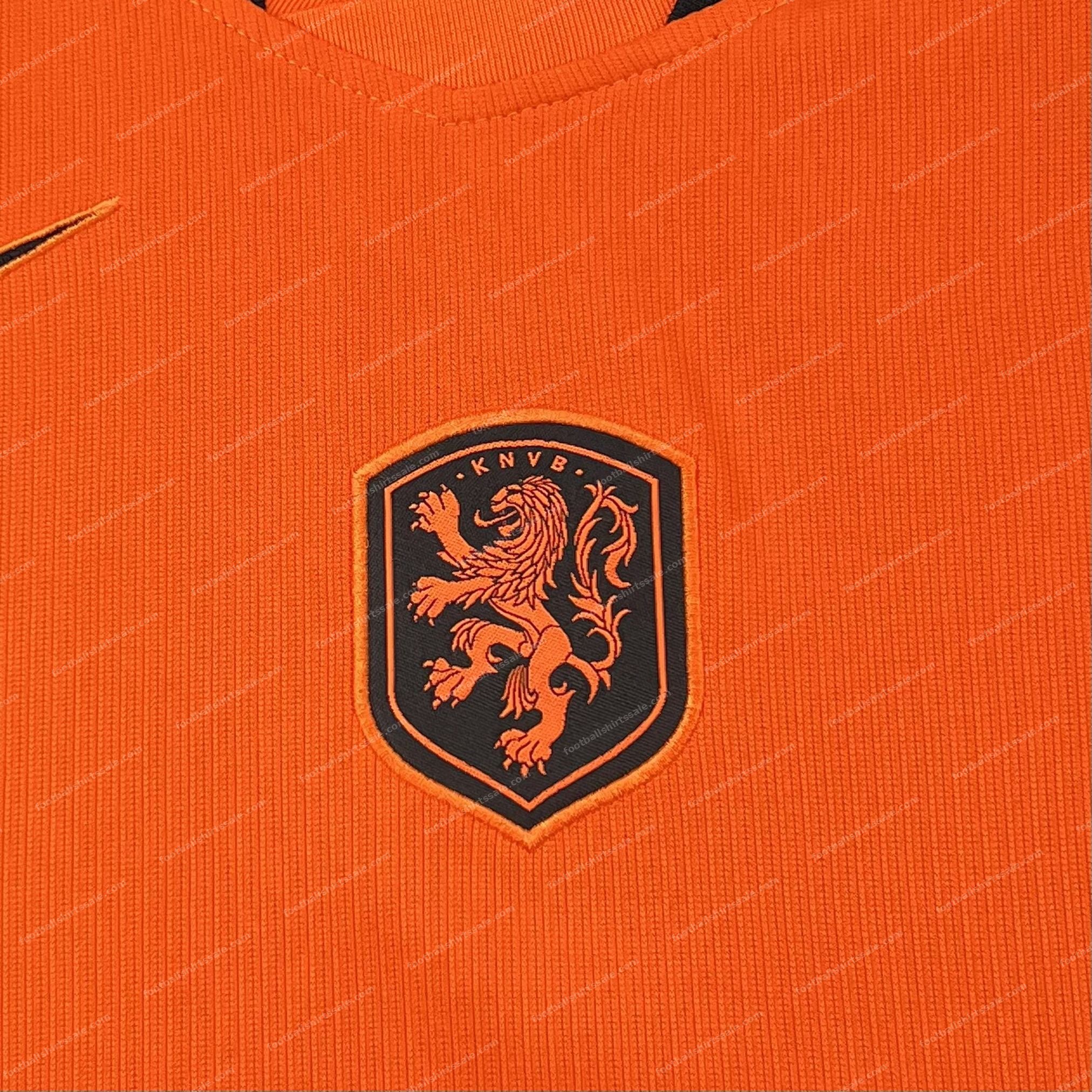 2026 Netherlands Home World Cup Football Shirt Kids Size - Detail 3