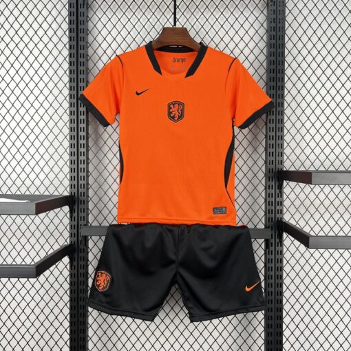 2026 Netherlands Home World Cup Football Shirt Kids Size
