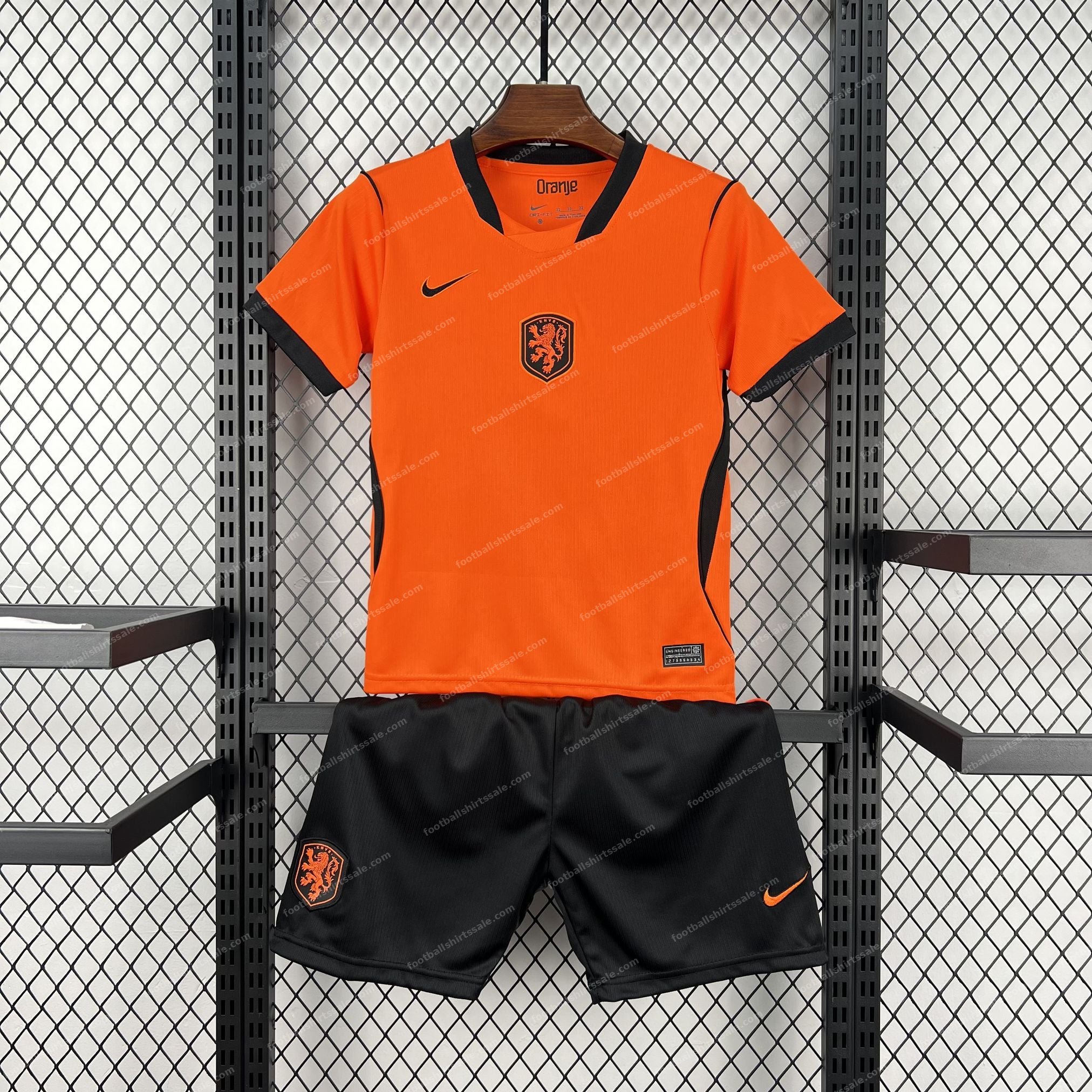 2026 Netherlands Home World Cup Football Shirt Kids Size