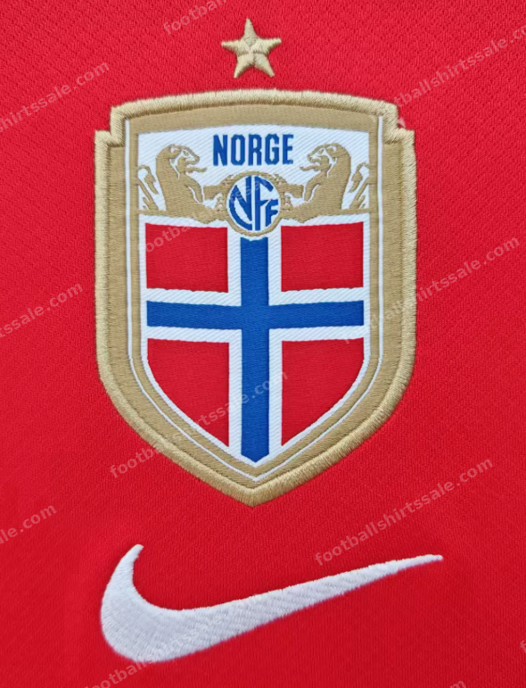 2025 Norway National Team Home Football Shirt - Detail 3