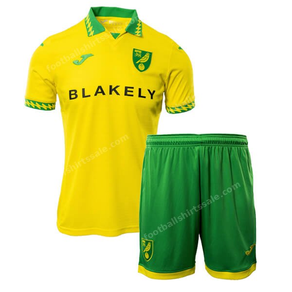 Norwich City Home Kids Kit 25/26