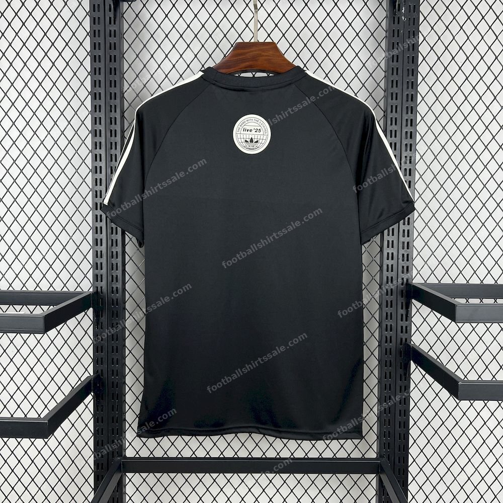 2025/26 Oasis Adidas Black Shirt Football - Detail 1
