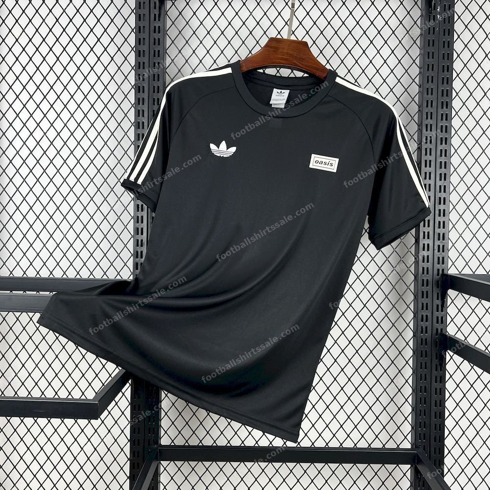 2025/26 Oasis Adidas Black Shirt Football