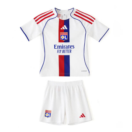 Olympique Lyon Home Kids Kit 25/26