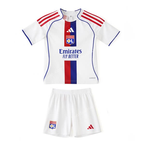 Olympique Lyon Home Kids Kit 25/26