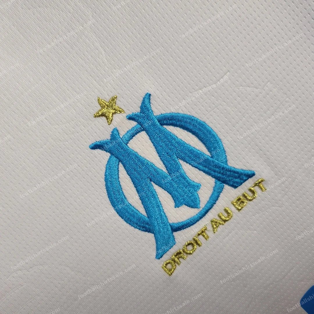 2025/2026 Olympique Marseille Home Football Shirt - Detail 3