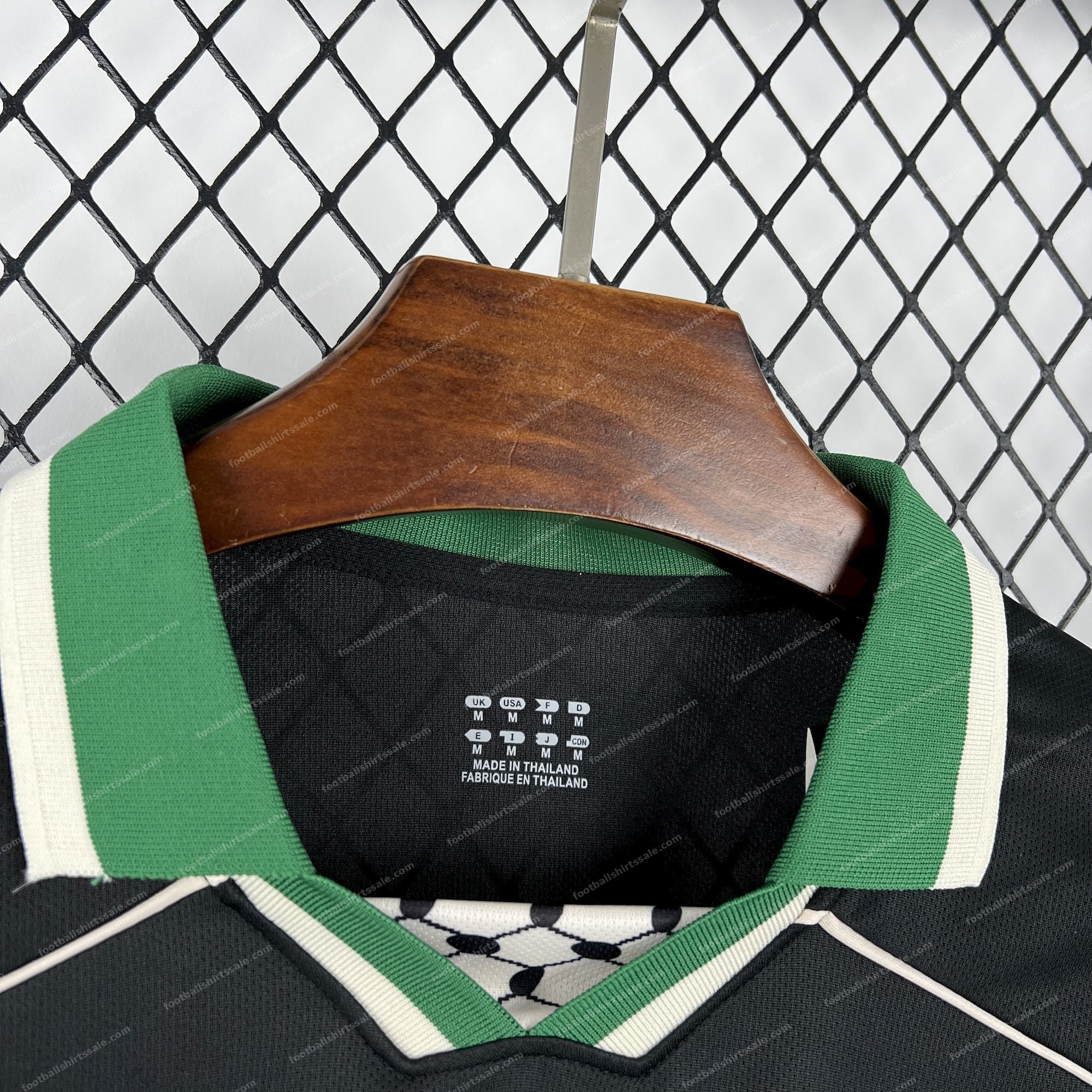 2025/2026 Palestine Paliroots Black Jersey - Detail 2