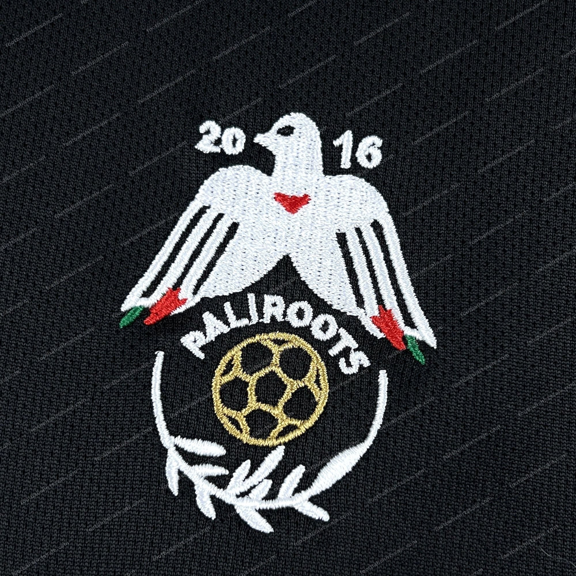2025/2026 Palestine Paliroots Black Jersey - Detail 5