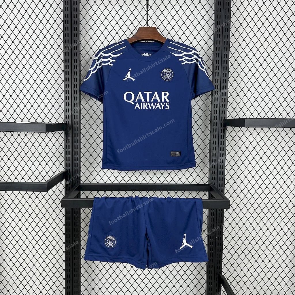 2024/2025 Paris Saint-Germain PSG Fourth Away Football Shirt Kids Size 1:1 Thai Quality