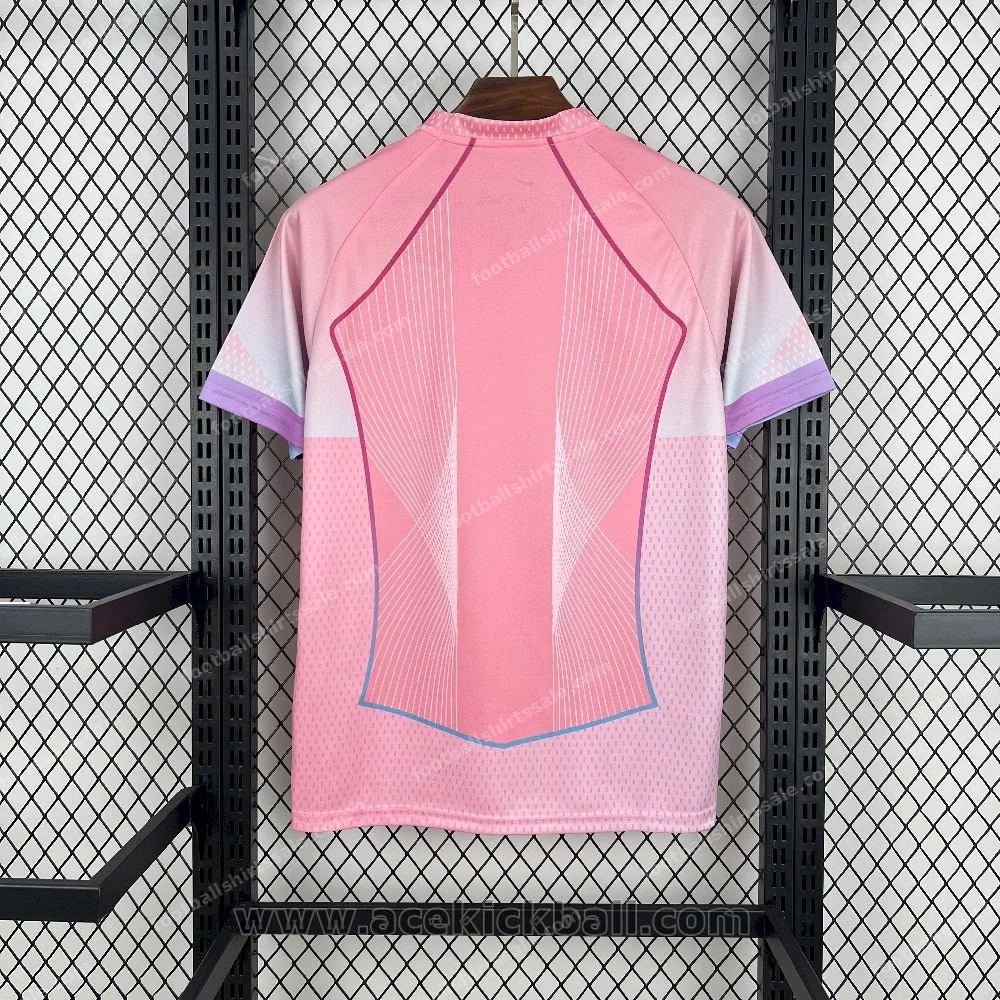 2025/2026 Paris Saint-Germain PSG Special Edition Pink Football Shirt - Detail 1