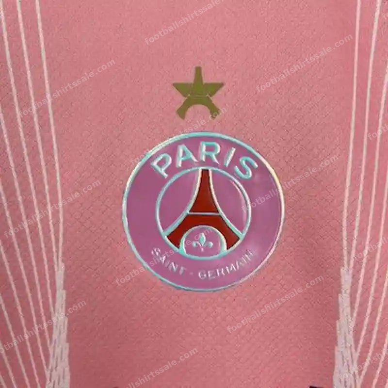 2025/2026 Paris Saint-Germain PSG Special Edition Pink Football Shirt - Detail 2