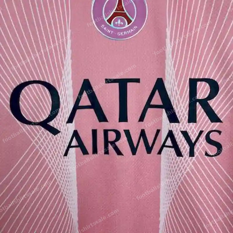 2025/2026 Paris Saint-Germain PSG Special Edition Pink Football Shirt - Detail 3