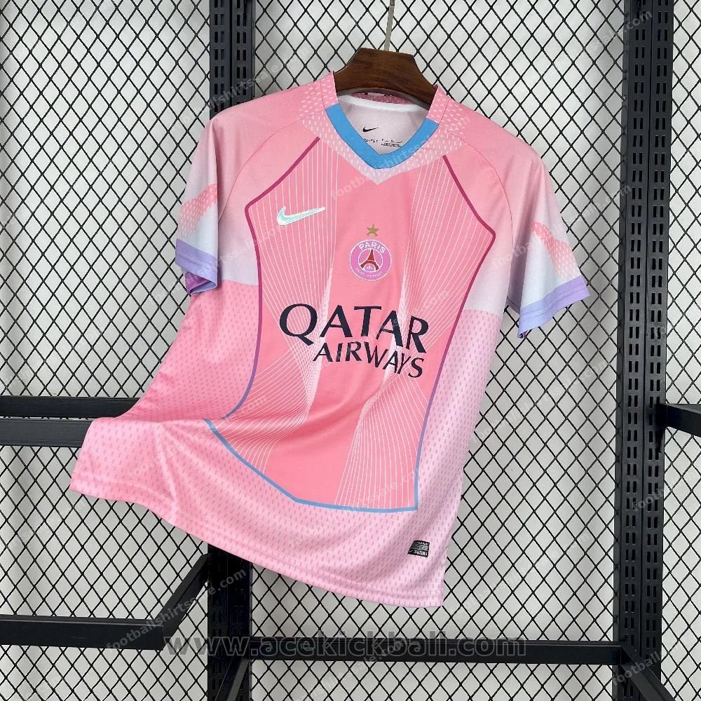 2025/2026 Paris Saint-Germain PSG Special Edition Pink Football Shirt