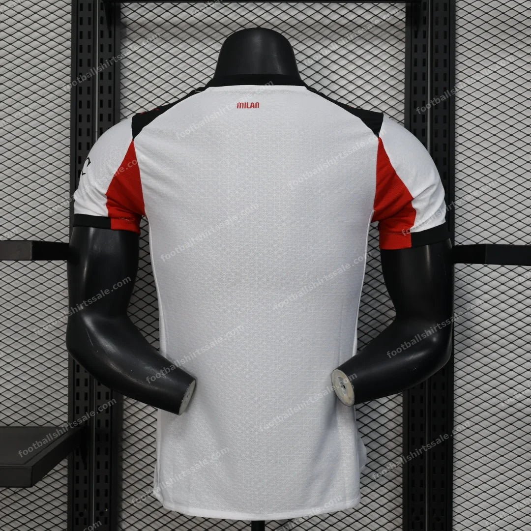 2025/2026 Player Version AC Milan Away Football Shirt - Detail 1
