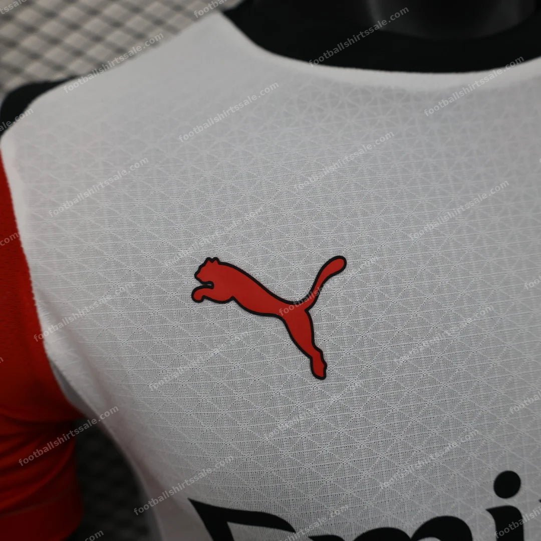 2025/2026 Player Version AC Milan Away Football Shirt - Detail 3