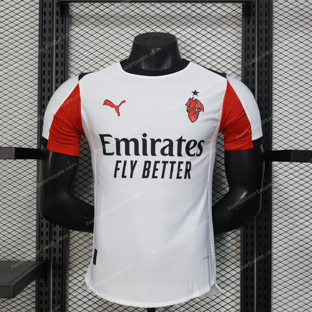 2025/2026 Player Version AC Milan Away Football Shirt