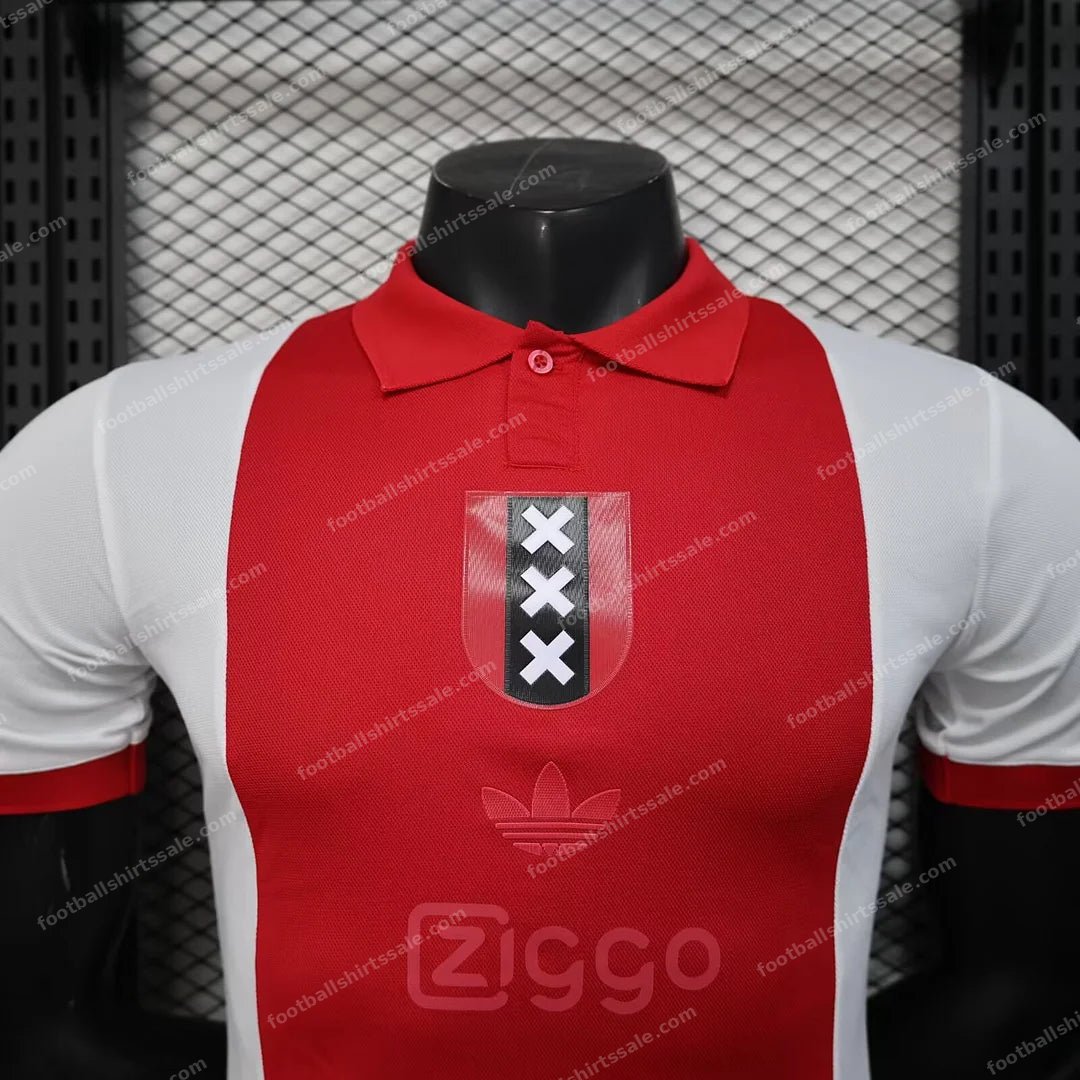 2025/2026 Player Version Ajax Anniversary Football Shirt - Detail 2