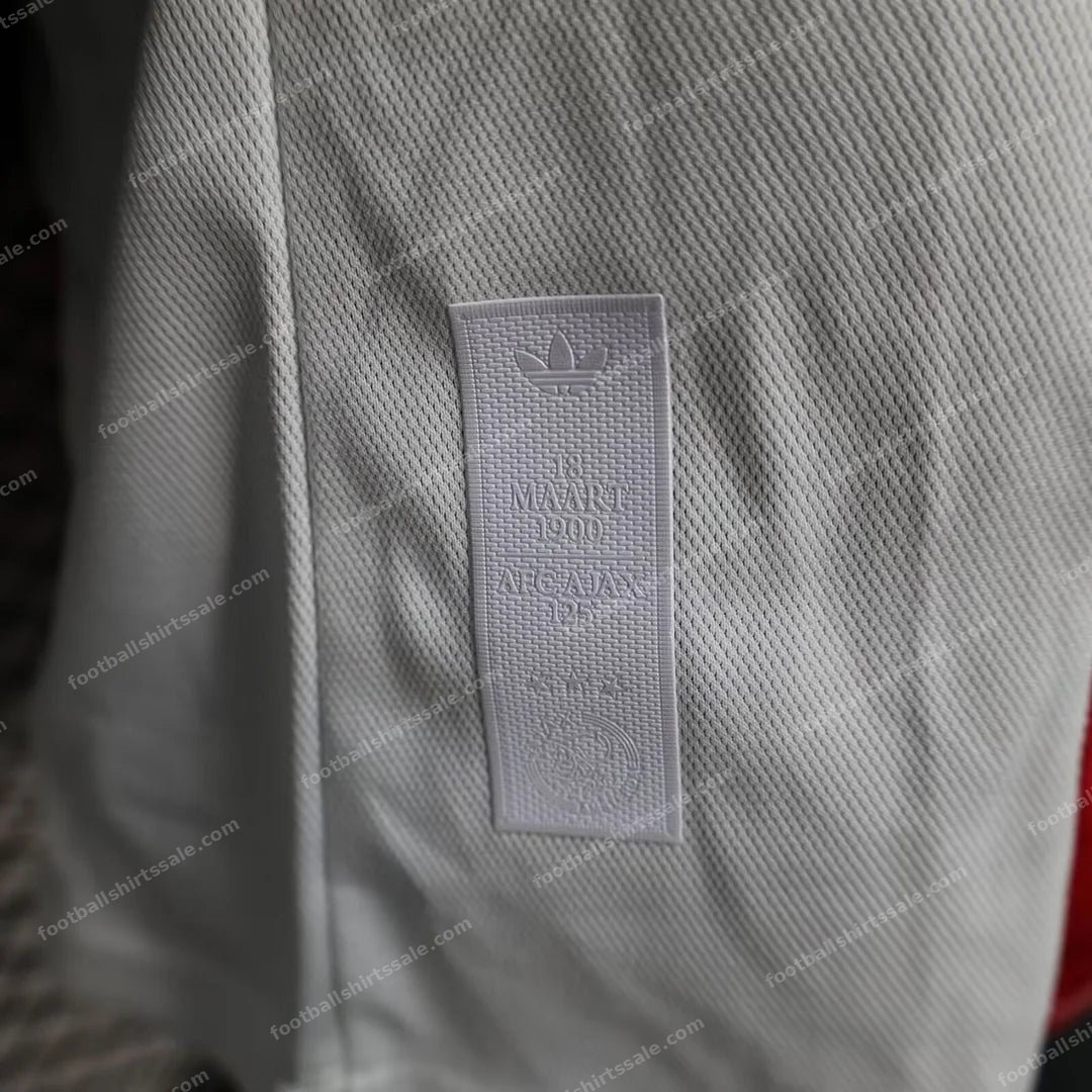 2025/2026 Player Version Ajax Anniversary Football Shirt - Detail 5