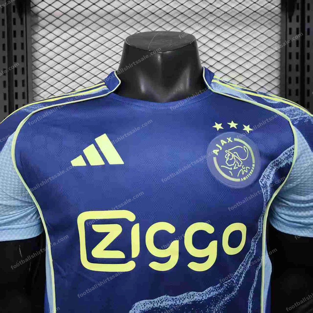 2025/2026 Player Version Ajax Away Football Shirt - Detail 2