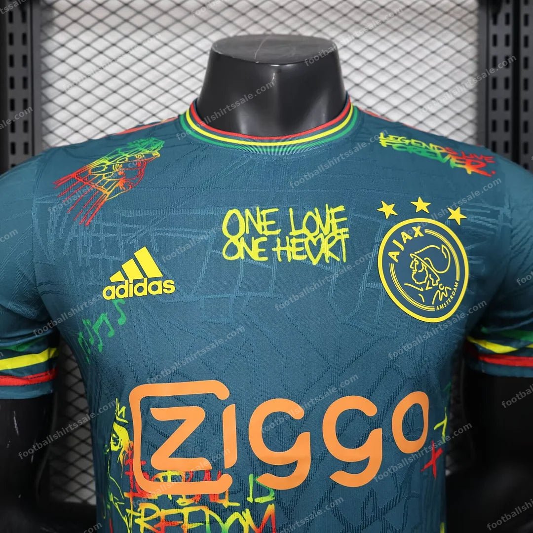 2025/2026 Player Version Ajax Special Edition Football Shirt - Detail 2