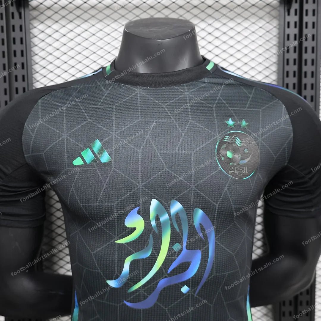 2024/2025 Player Version Algeria Special Edition Black Football Shirt 1:1 Thai Quality - Detail 2