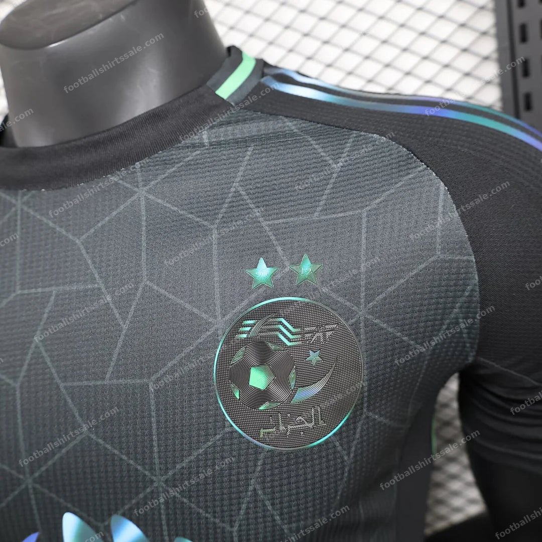 2024/2025 Player Version Algeria Special Edition Black Football Shirt 1:1 Thai Quality - Detail 4