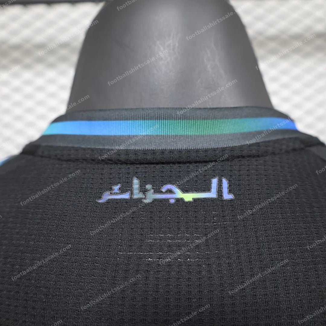 2024/2025 Player Version Algeria Special Edition Black Football Shirt 1:1 Thai Quality - Detail 9