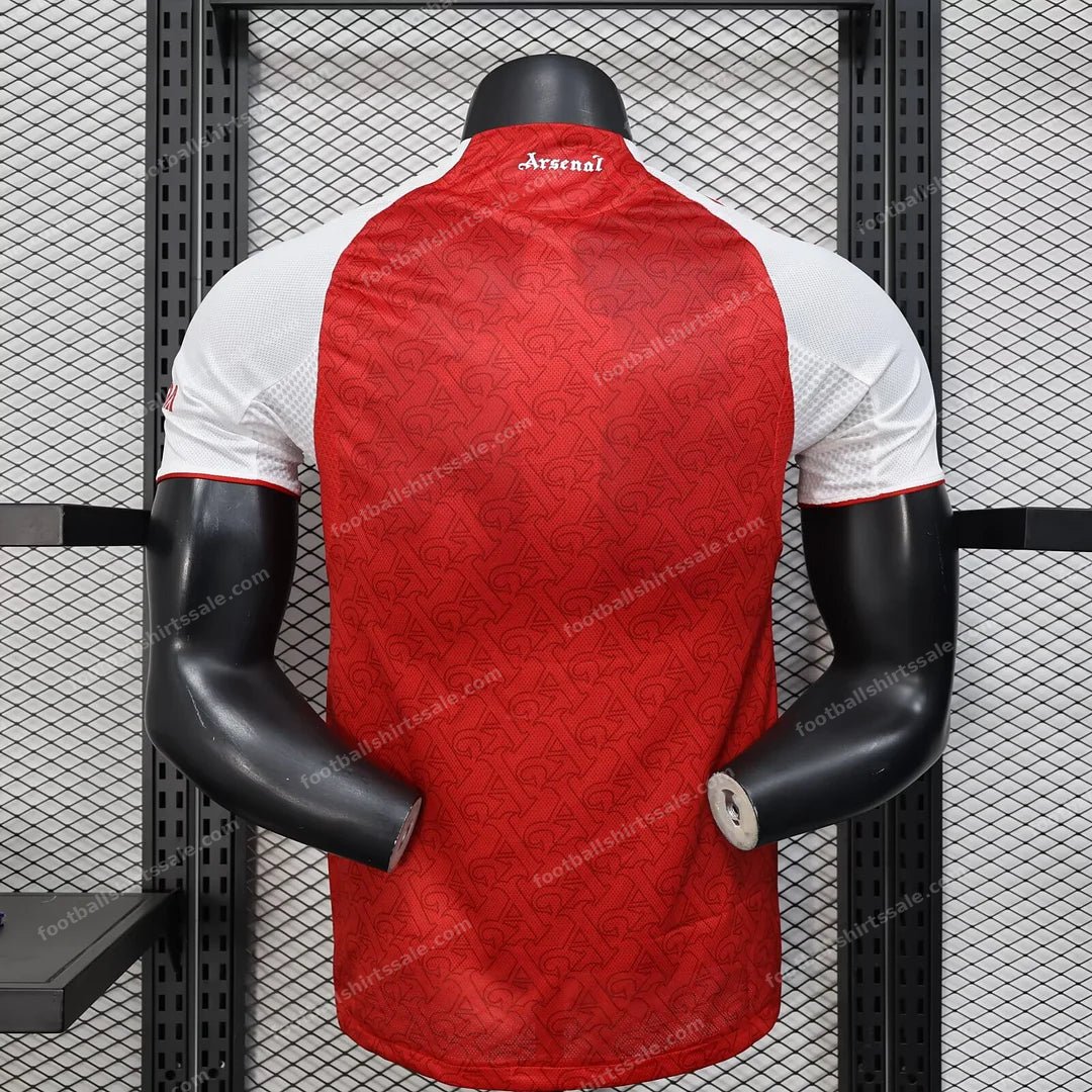 2025/2026 Player Version Arsenal Home Football Shirt - Detail 1
