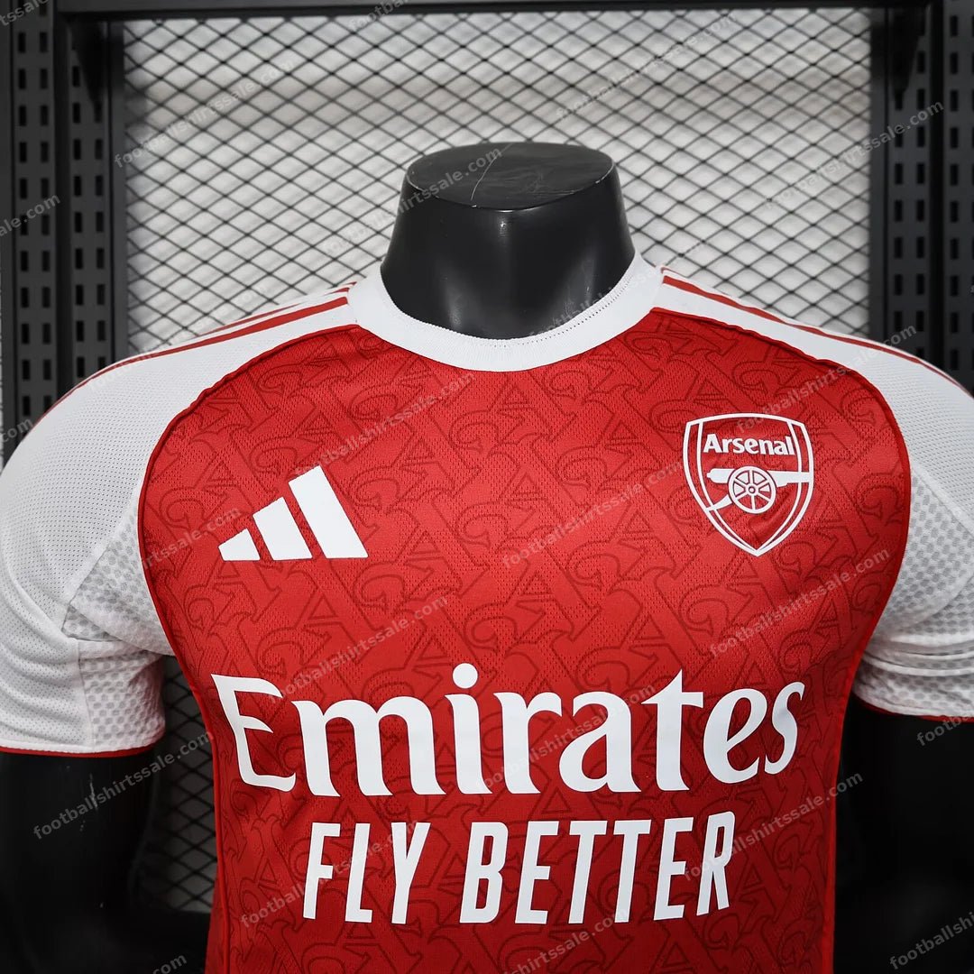 2025/2026 Player Version Arsenal Home Football Shirt - Detail 2