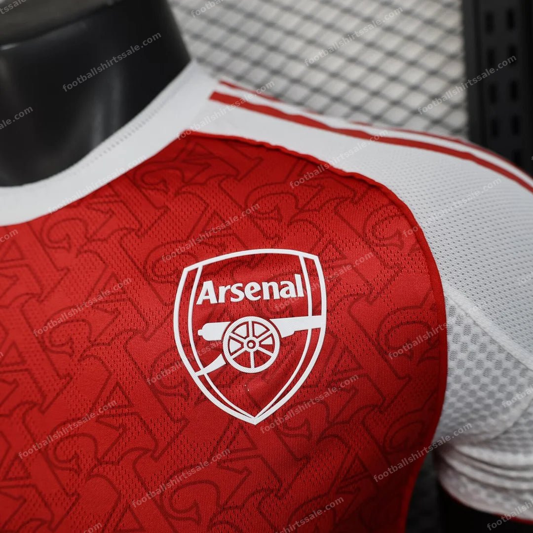 2025/2026 Player Version Arsenal Home Football Shirt - Detail 4