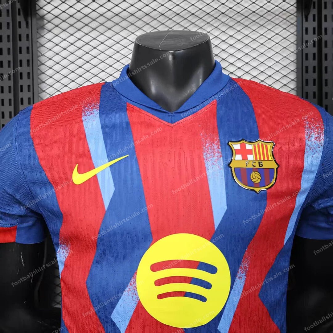 2025/2026 Player Version Barcelona Fourth Away Football Shirt - Detail 2