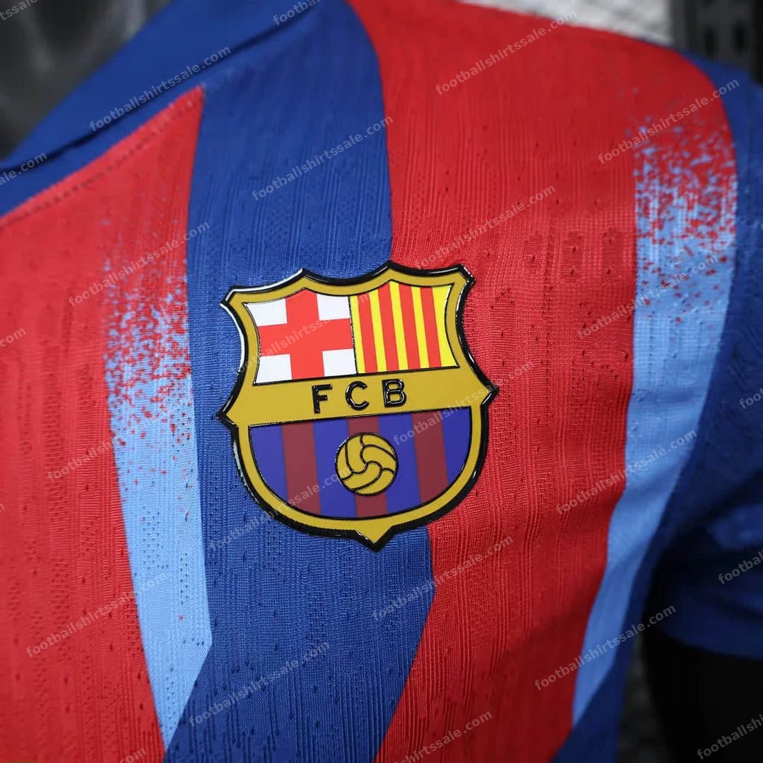 2025/2026 Player Version Barcelona Fourth Away Football Shirt - Detail 4