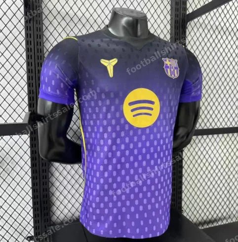 2026/2027 Player Version Barcelona Kobe Mamba Away Football Shirt - Detail 3