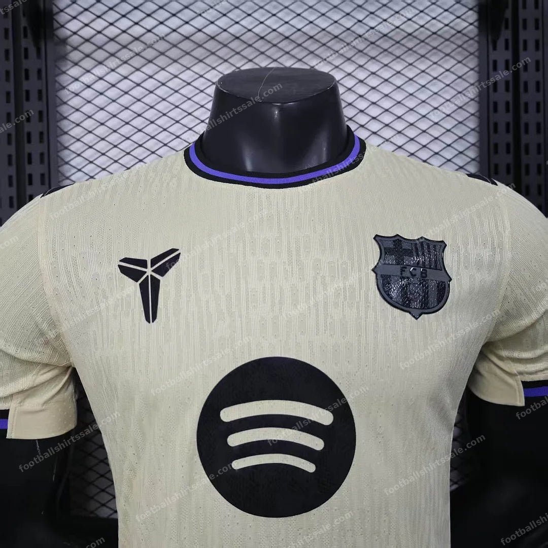 2025/2026 Player Version Barcelona x Kobe Bryant Away Football Shirt - Detail 2
