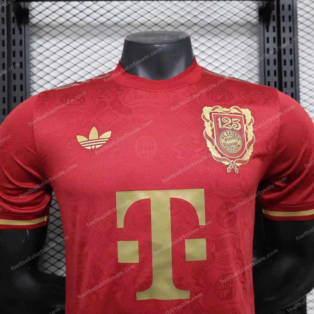 2024/2025 Player Version Bayern Munchen 125th Anniversary Football Shirt 1:1 - Detail 2