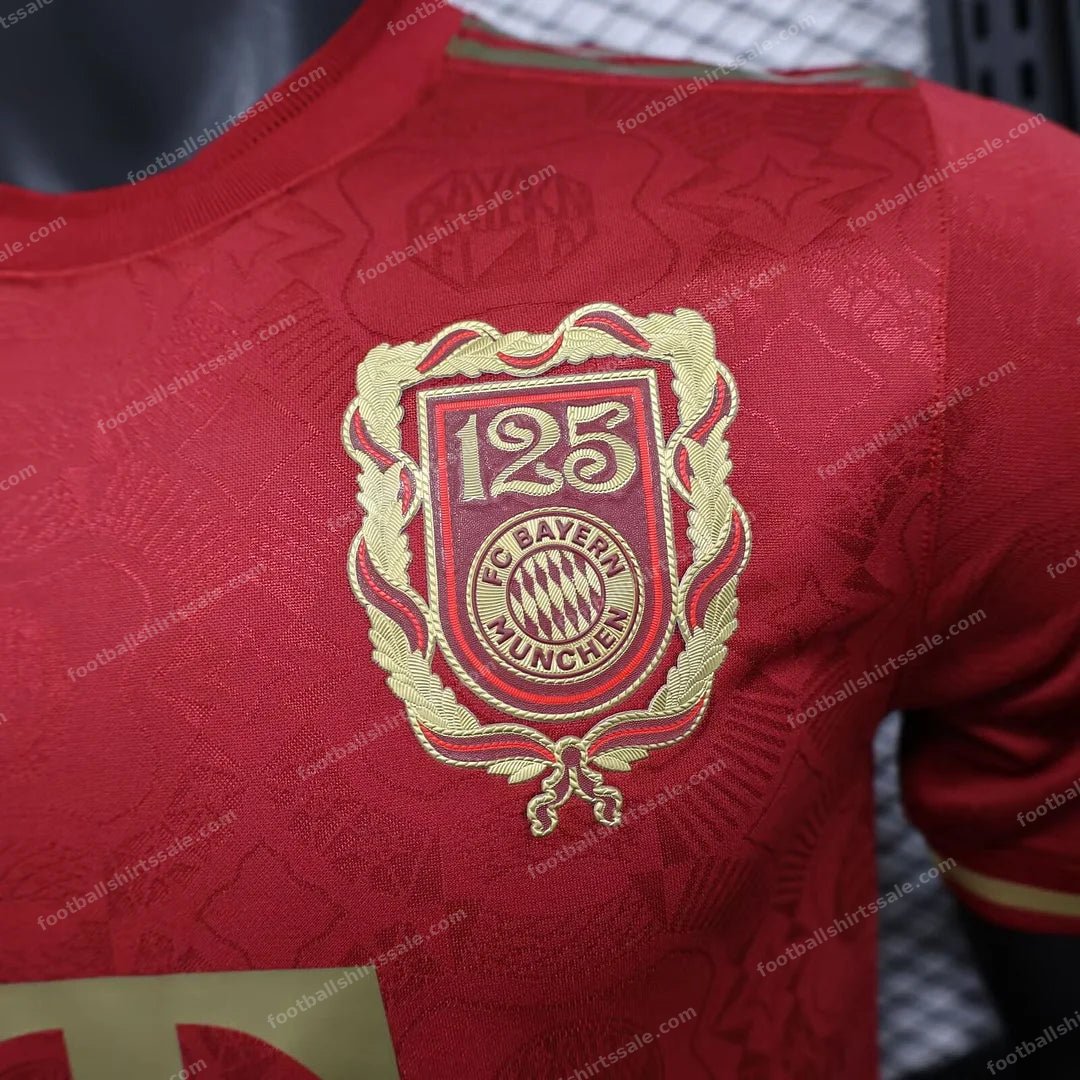 2024/2025 Player Version Bayern Munchen 125th Anniversary Football Shirt 1:1 - Detail 4