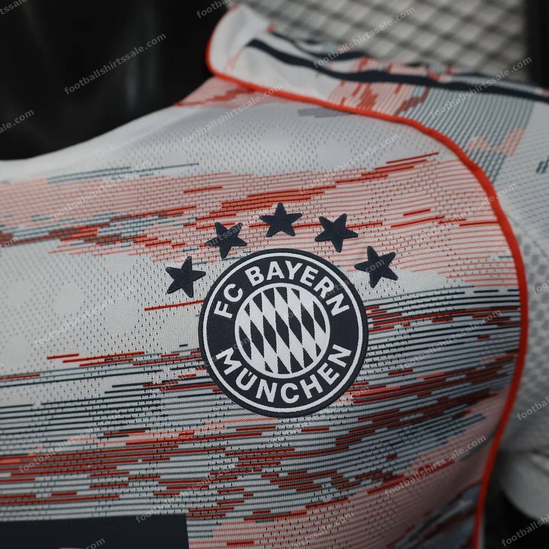 2025/2026 Player Version Bayern Munchen Away Football Shirt - Detail 4