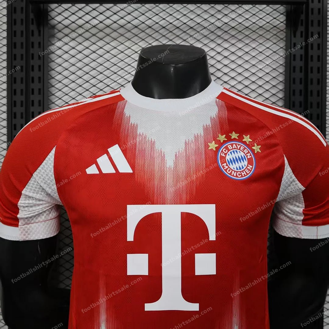 2025/2026 Player Version Bayern Munich Home Football Shirt - Detail 2