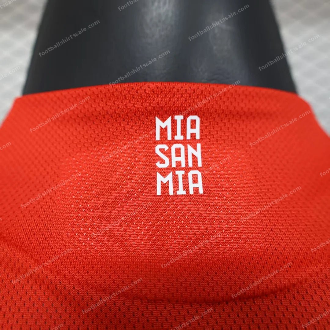 2025/2026 Player Version Bayern Munich Home Football Shirt - Detail 7