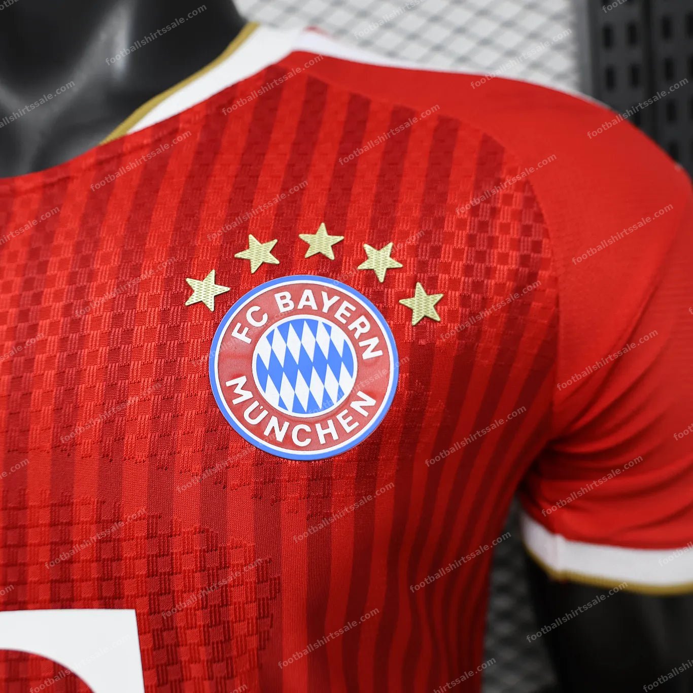 2026/2027 Player Version Bayern Munich Home Football Shirt - Detail 5